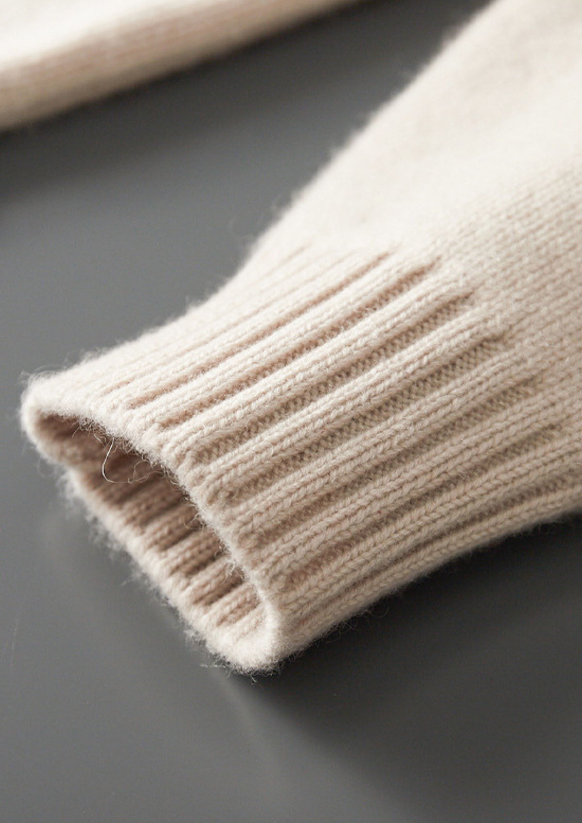 Pure Cashmere Off White Half Zip Sweater