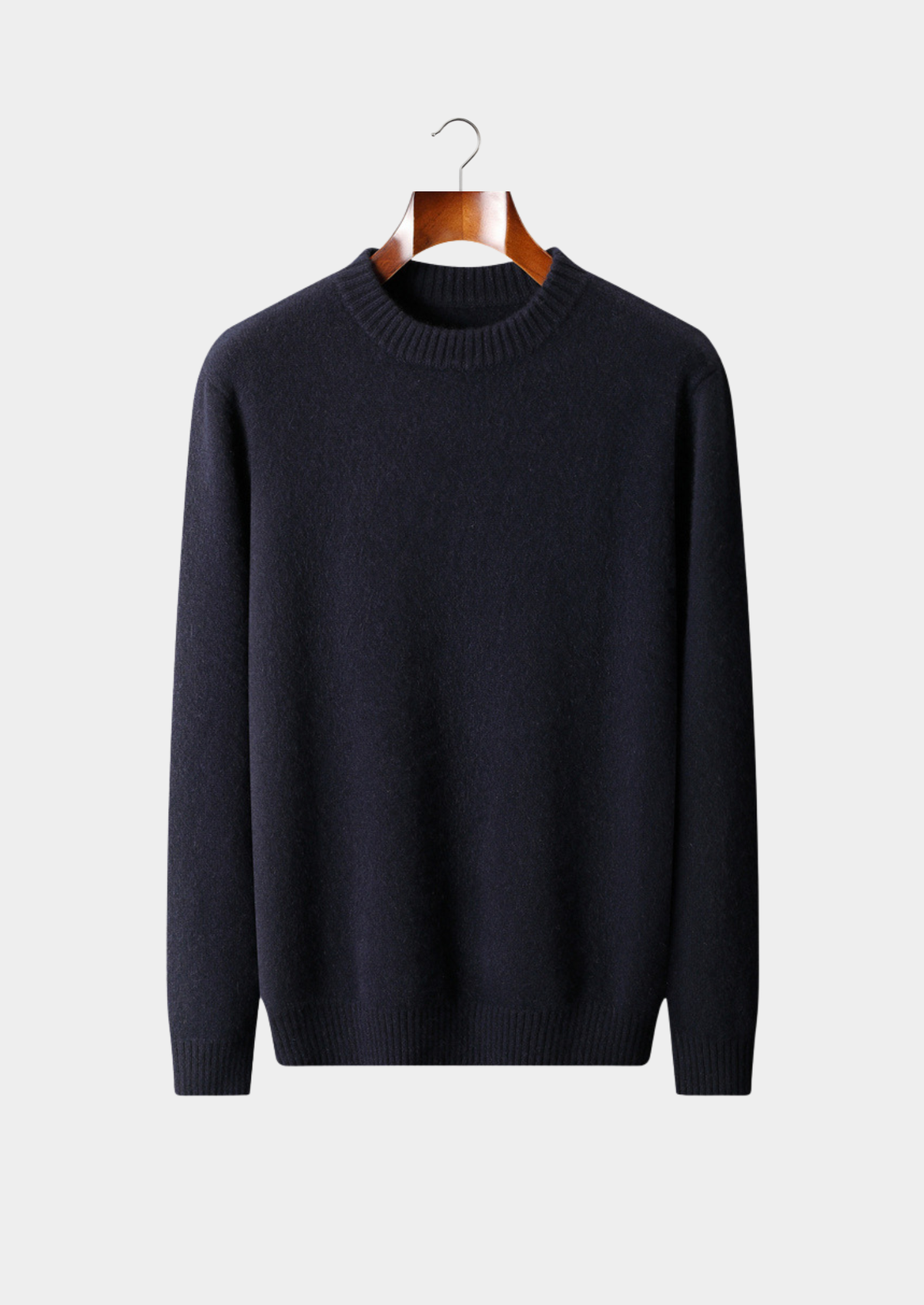Pure Cashmere Navy Blue Essential Crewneck